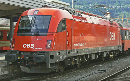 Bild von einem Zug der ÖBB